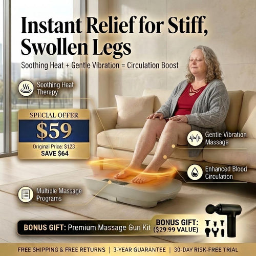 VibeNook ™Vibration Plate: Tone & Slim Legs Faster with Gentle Therapy