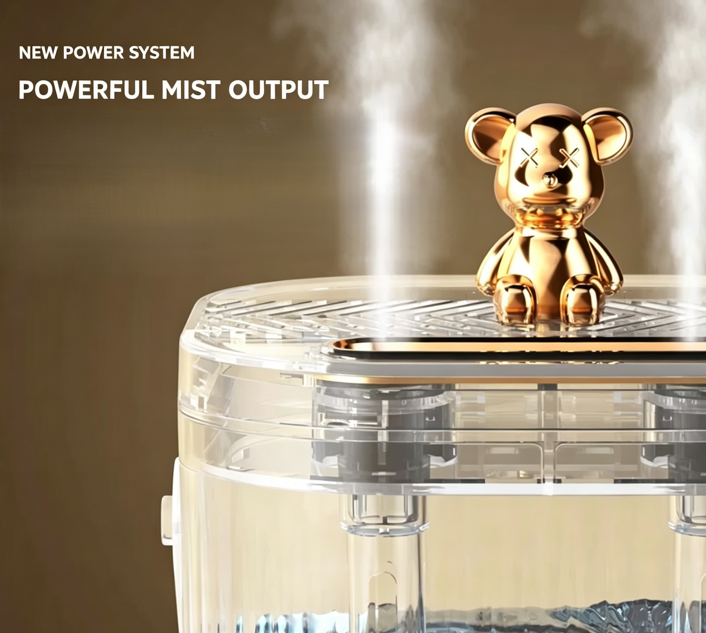 Dual-Spray Portable Humidifier with Night Light