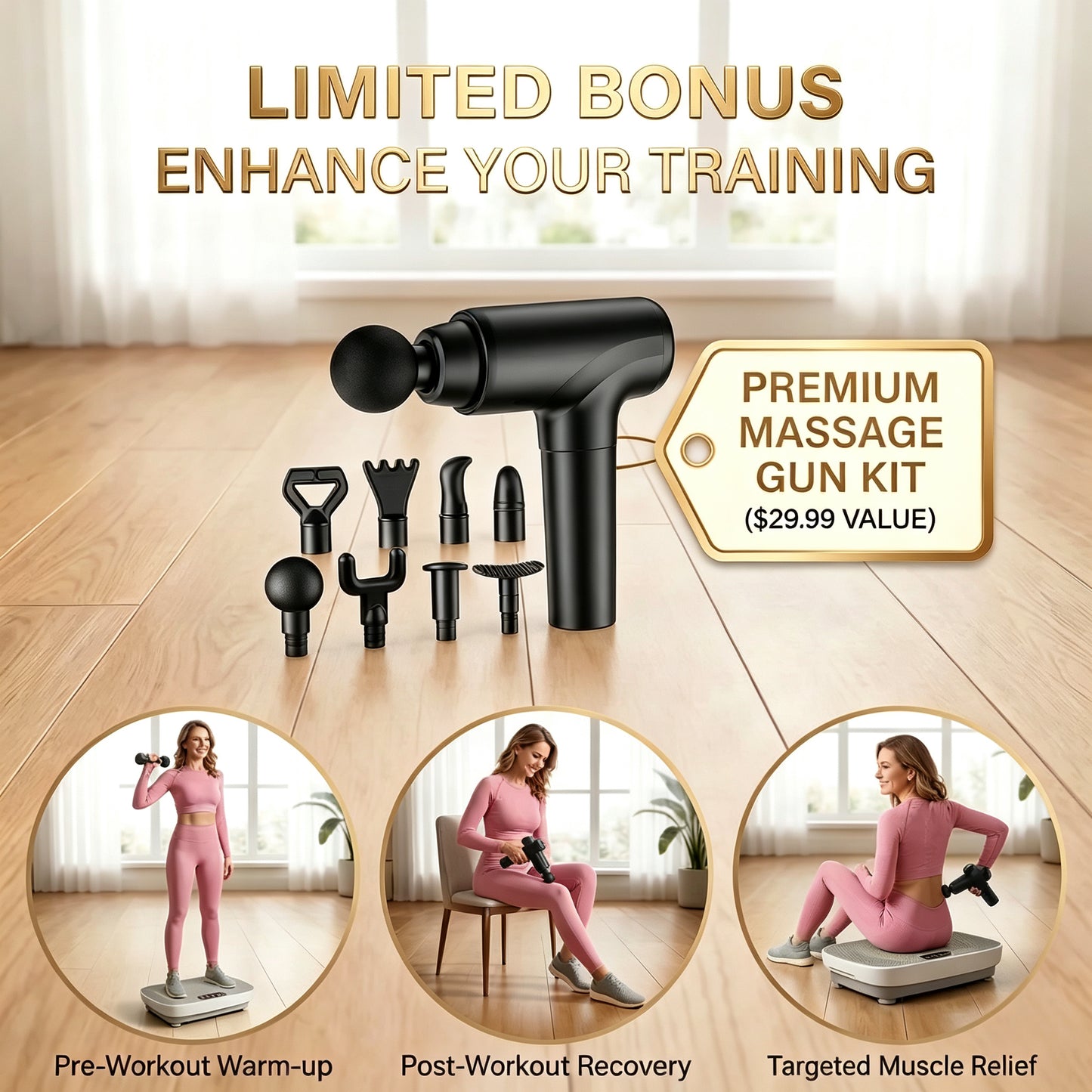 VibeNook ™Vibration Plate: Tone & Slim Legs Faster with Gentle Therapy