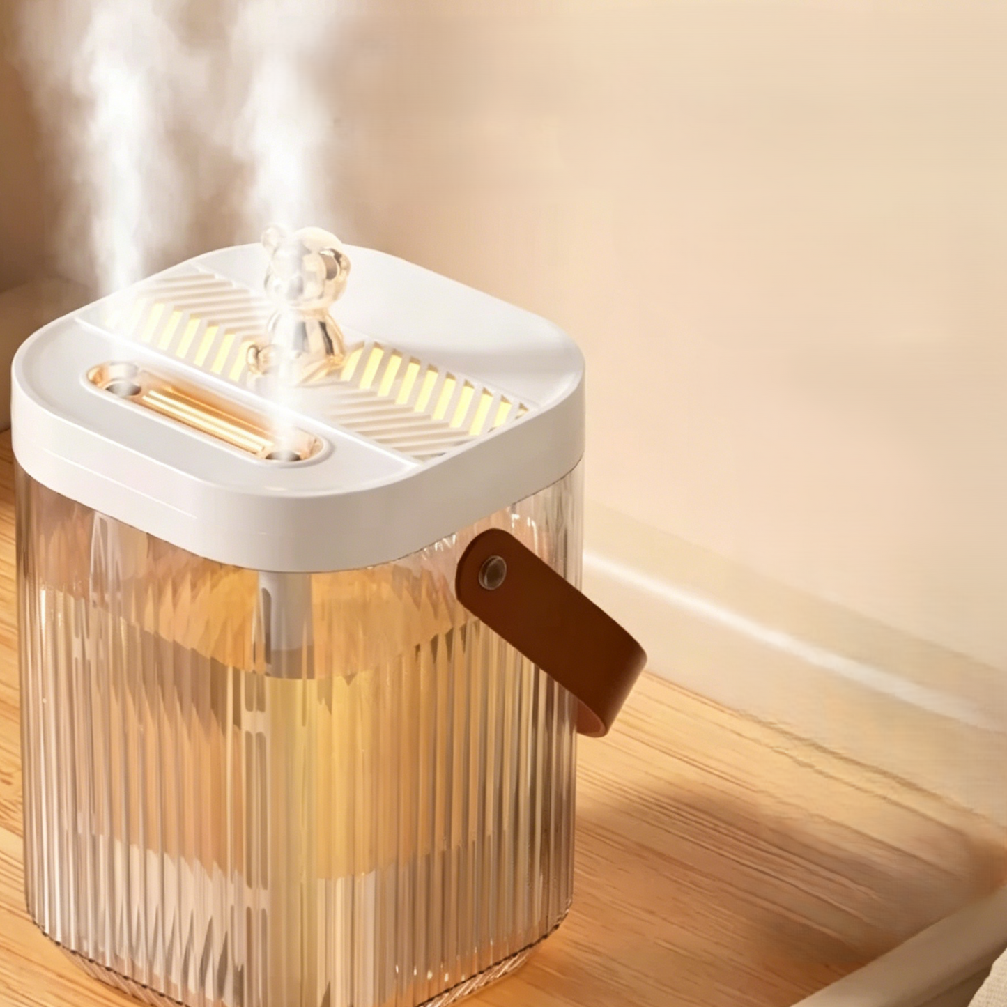 Dual-Spray Portable Humidifier with Night Light